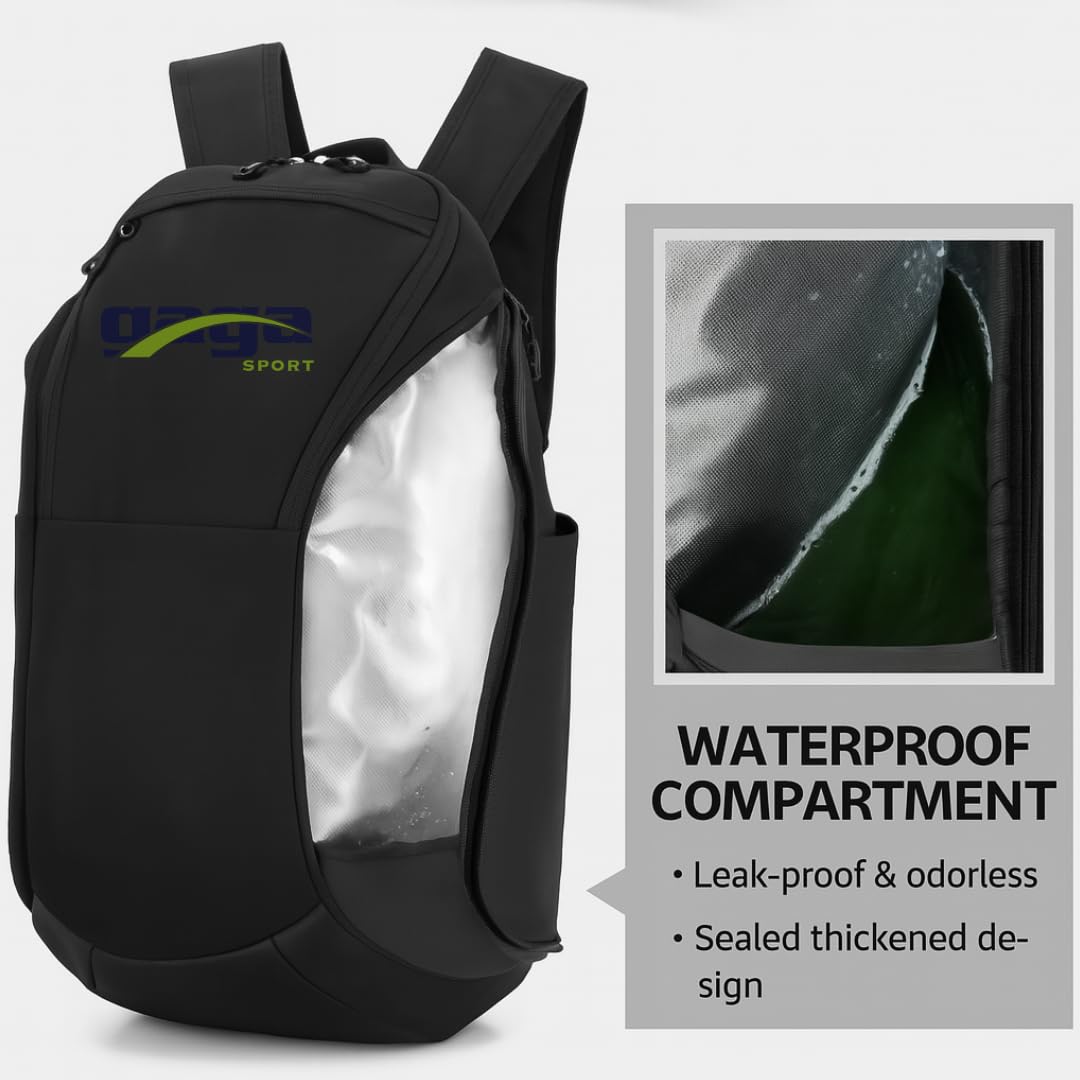 GagaSport Sports Backpack – Ball Holder & Shoe Compartment