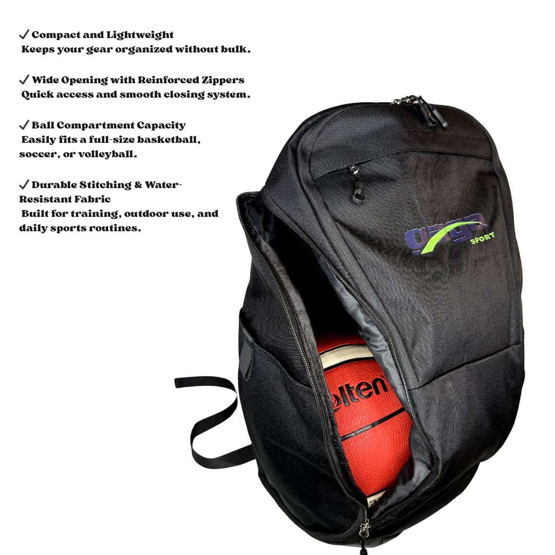 GagaSport Sports Backpack – Ball Holder & Shoe Compartment