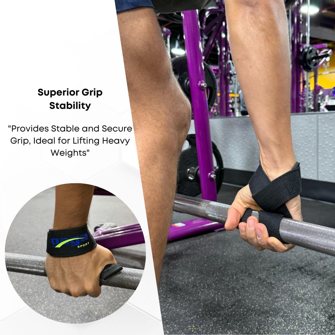 GagaSport Lifting Straps – Heavy-Duty Gym Wrist Wraps