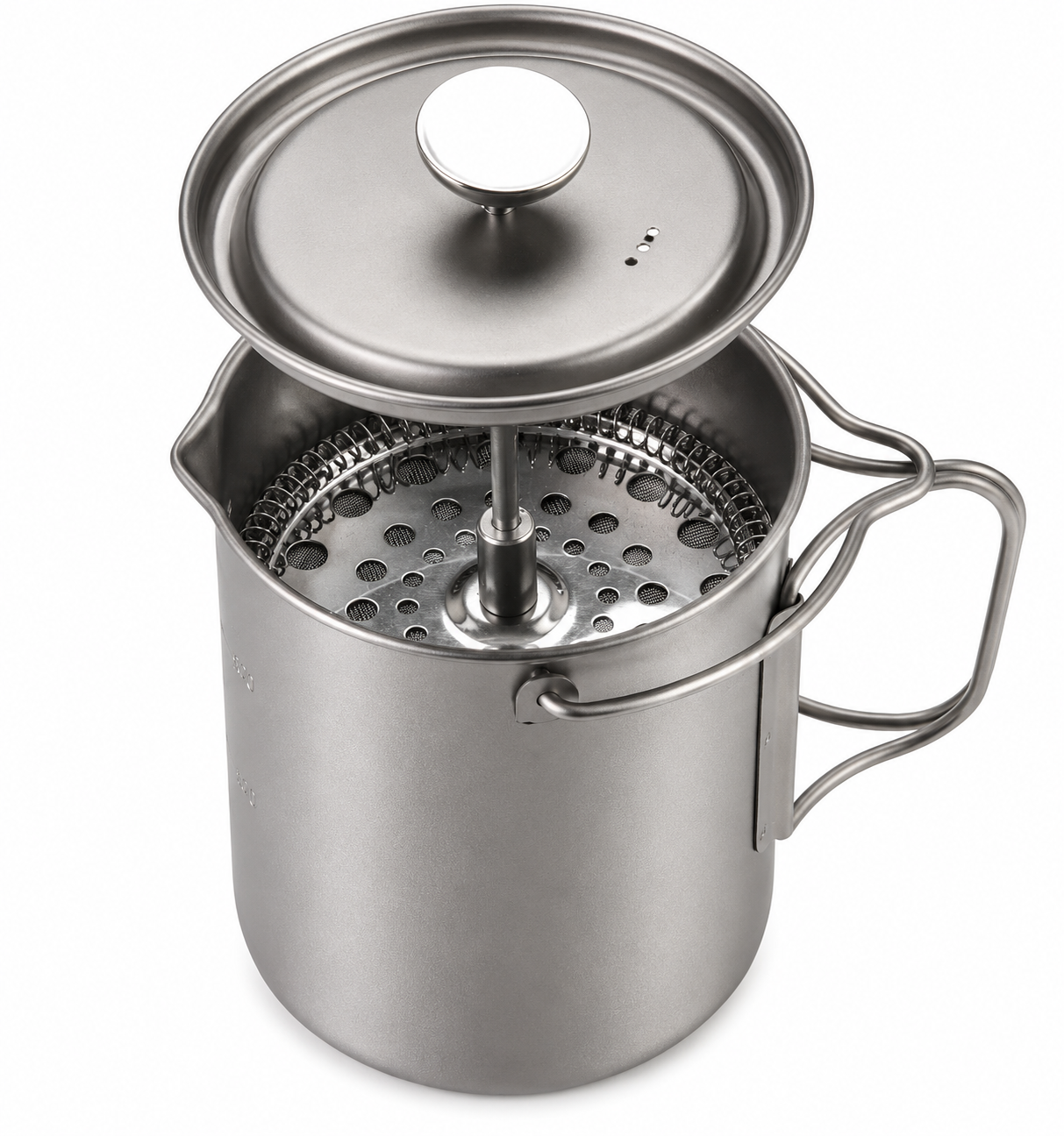 Gaga Sport 750ml Titanium French Press Camping Coffee Pot