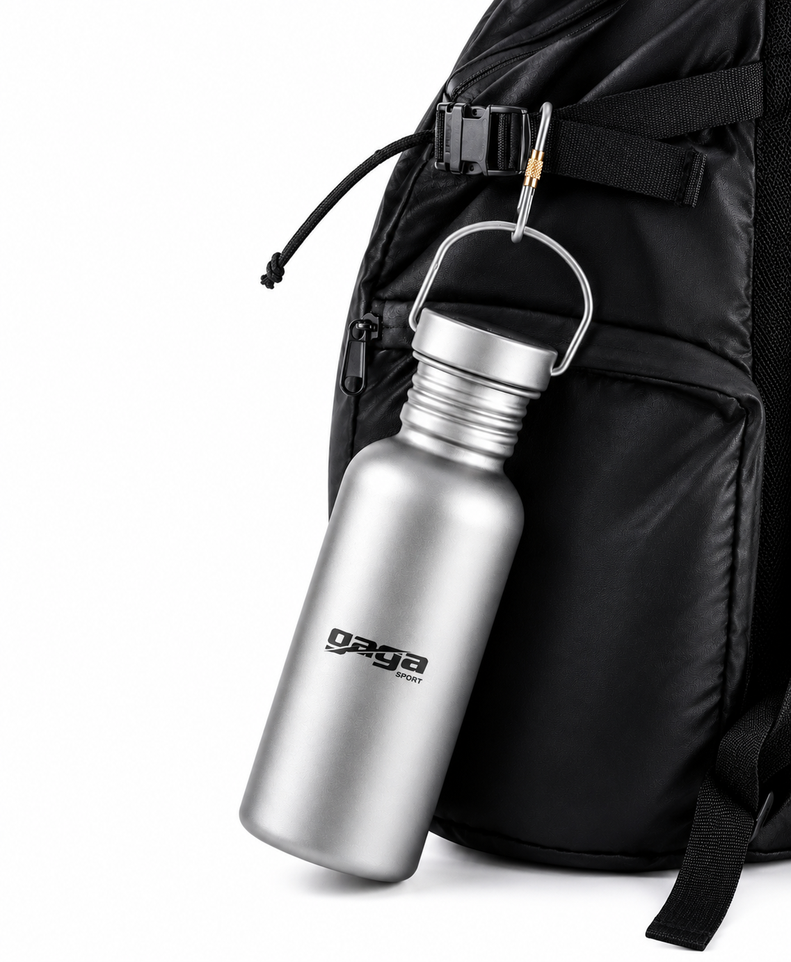 GagaSport 750ml Pure Titanium Sports Water Bottle