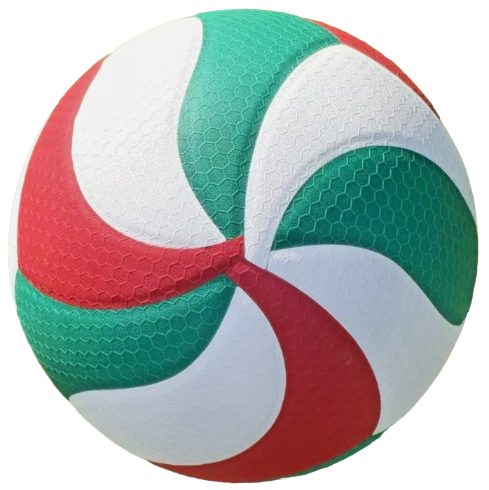 V5 Volleyball M5000 Soft Touch, Indoor/Outdoor PU Leather Ball, Size 5