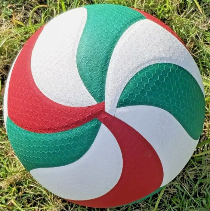 V5 Volleyball M5000 Soft Touch, Indoor/Outdoor PU Leather Ball, Size 5