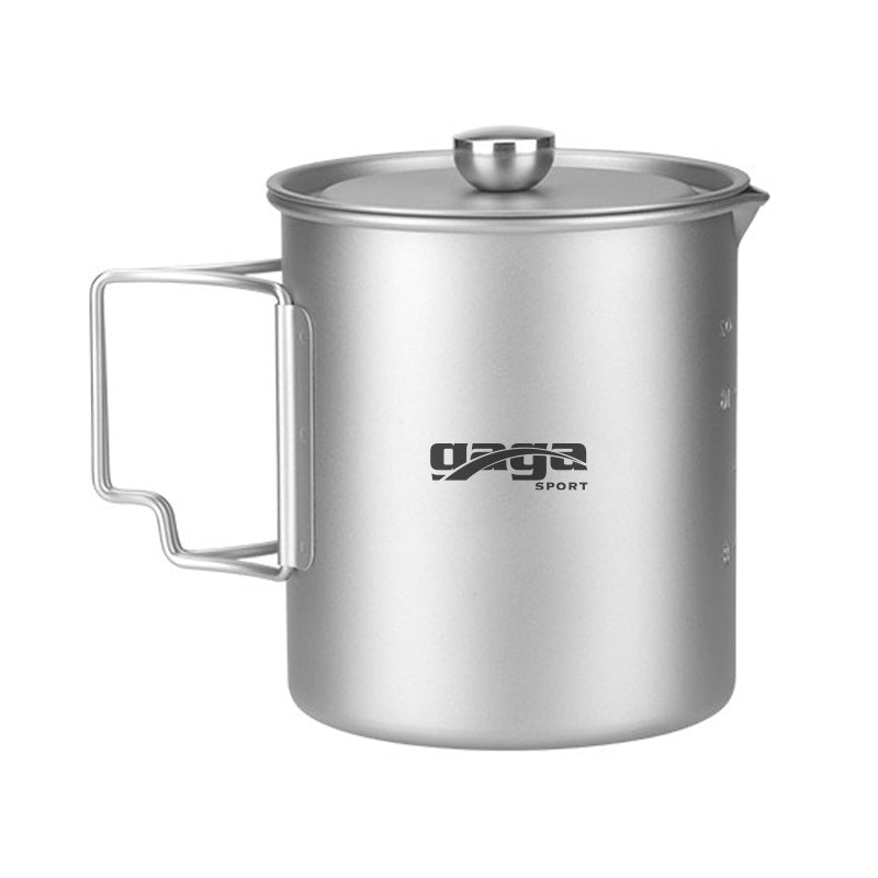 Gaga Sport 750ml Titanium French Press Camping Coffee Pot