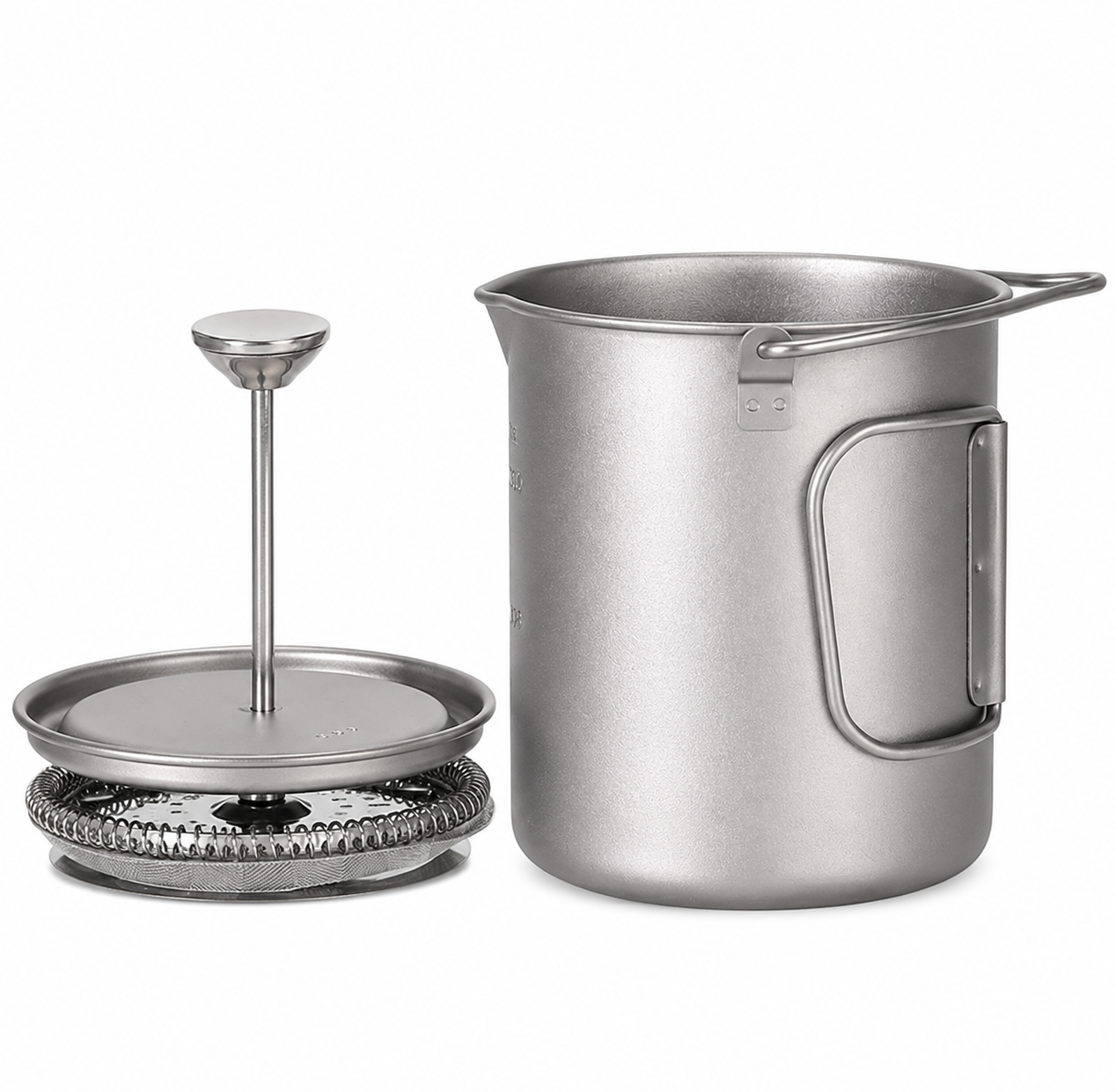 Gaga Sport 750ml Titanium French Press Camping Coffee Pot