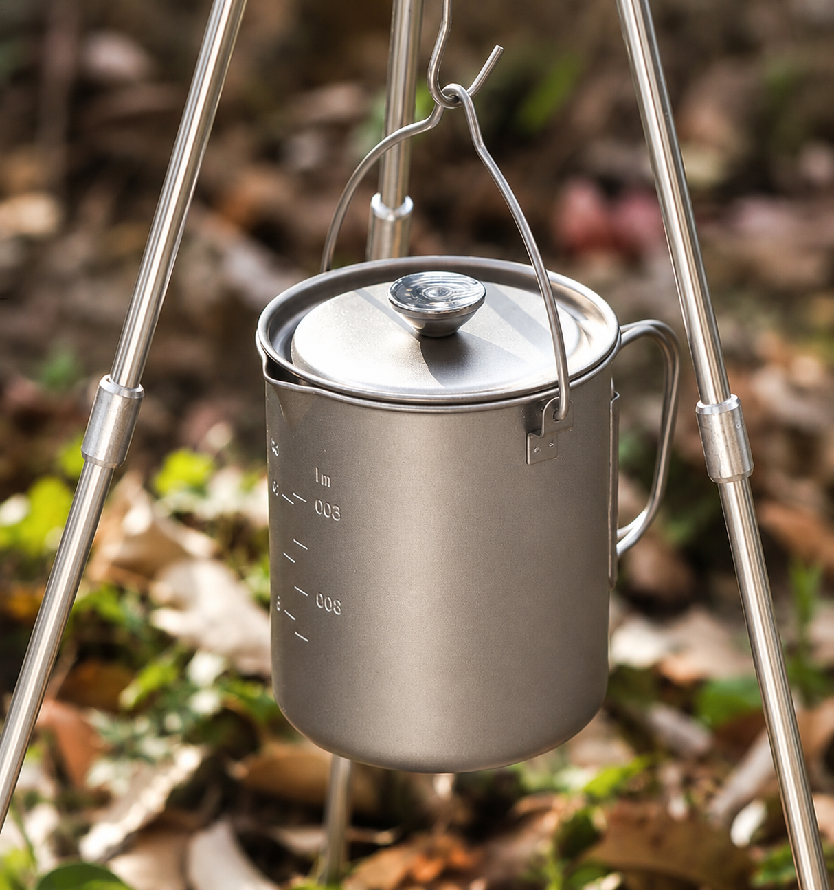 Gaga Sport 750ml Titanium French Press Camping Coffee Pot