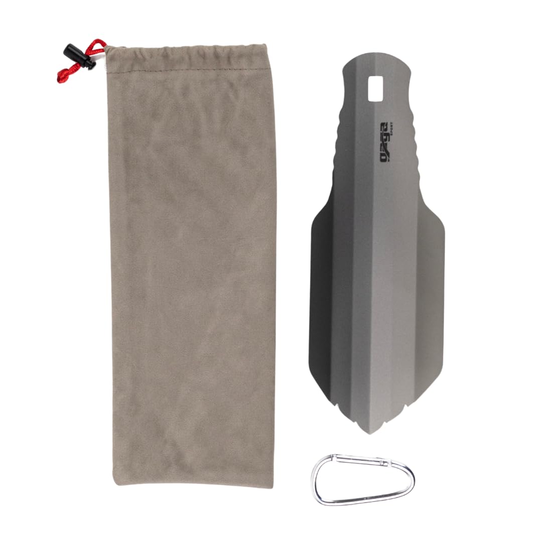 GagaSport Titanium Camping Shovel – Ultralight Hiking Trowel