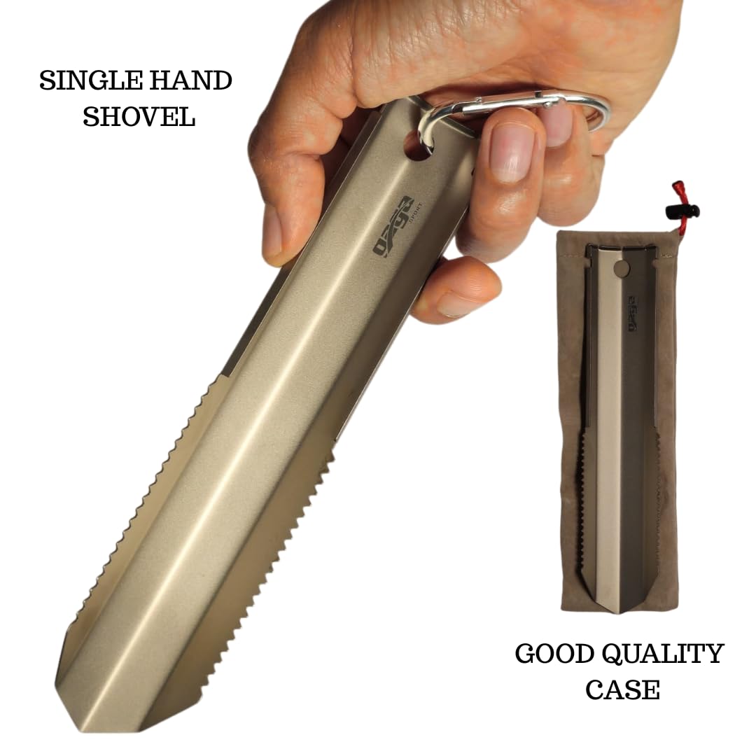 GagaSport Titanium Camping Shovel – Ultralight Trowel