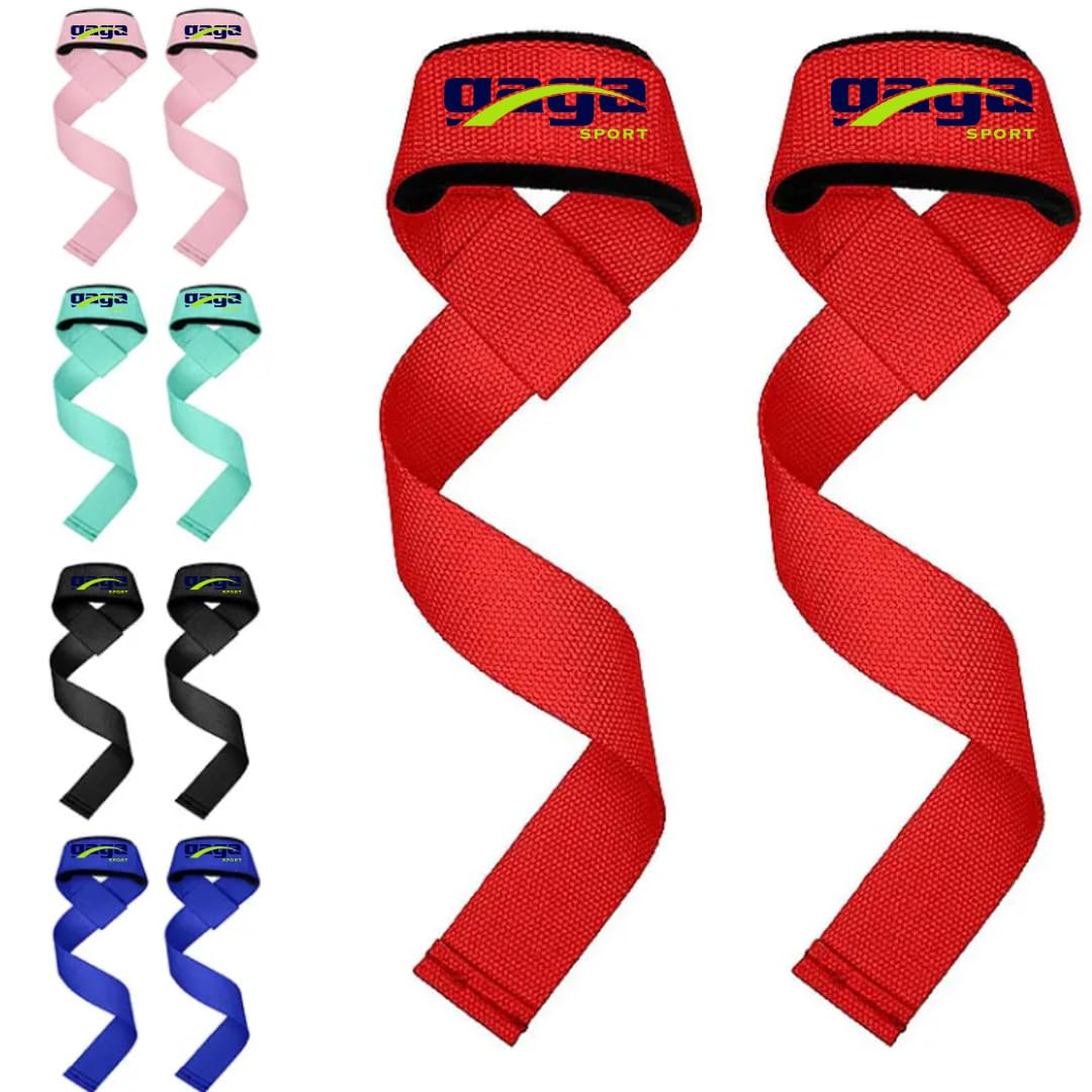 GagaSport Lifting Straps – Heavy-Duty Gym Wrist Wraps