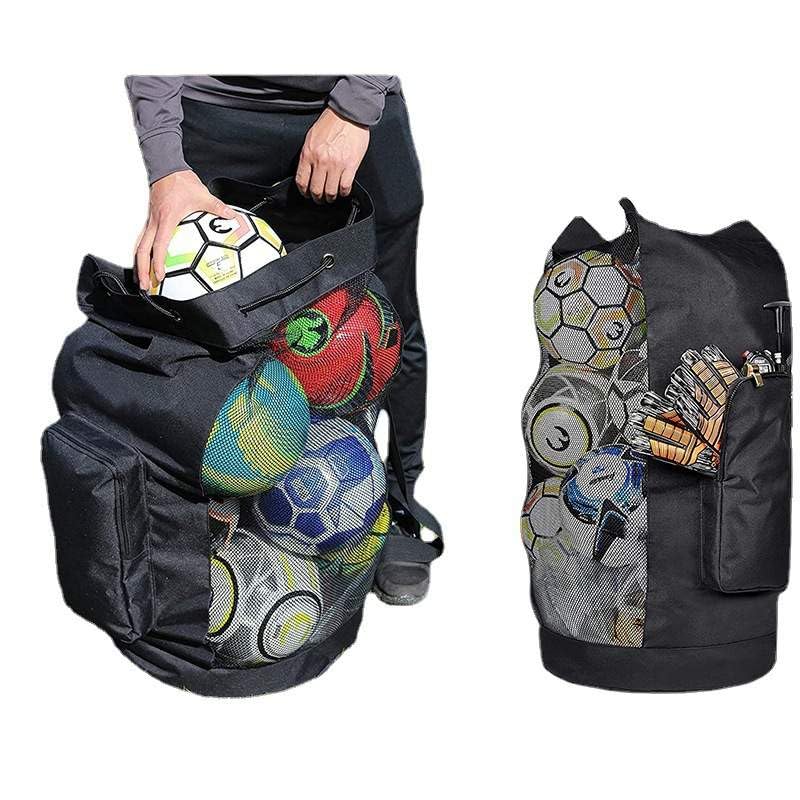 GagaSport XL Mesh Ball Bag – Holds 13 Soccer Balls