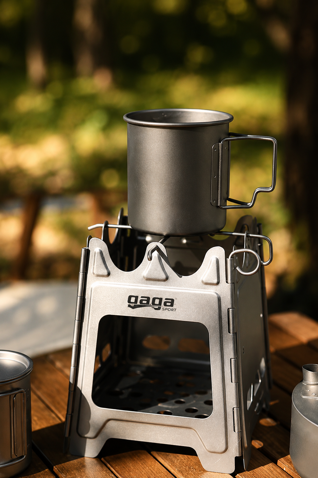Gaga Sport Titanium Wood Burning Camping Stove